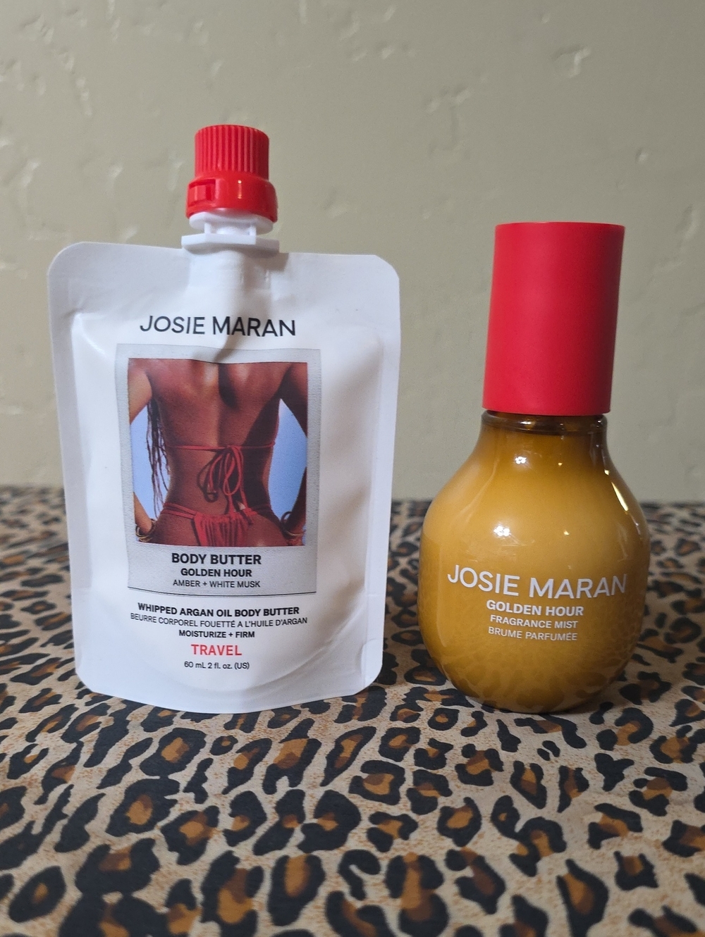 Josie Maran Golden Hour Body Butter & Fragrance Mist Duo - Amber/Golden